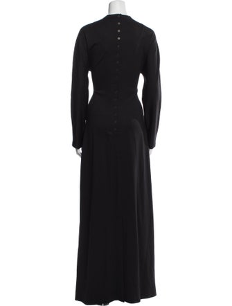 The Row Mock Neck Long Dress