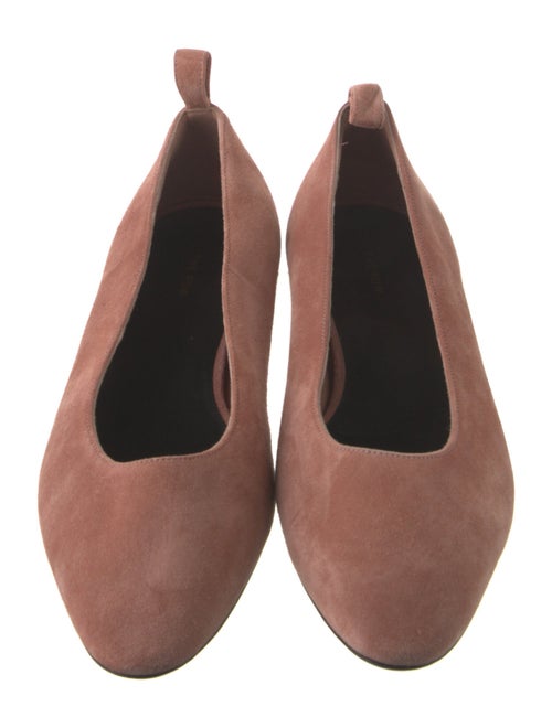 The Row Suede Ballet Flats