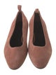 The Row Suede Ballet Flats