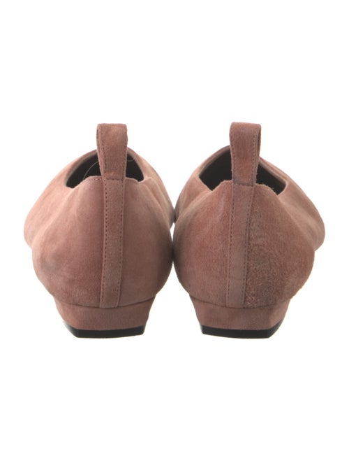 The Row Suede Ballet Flats
