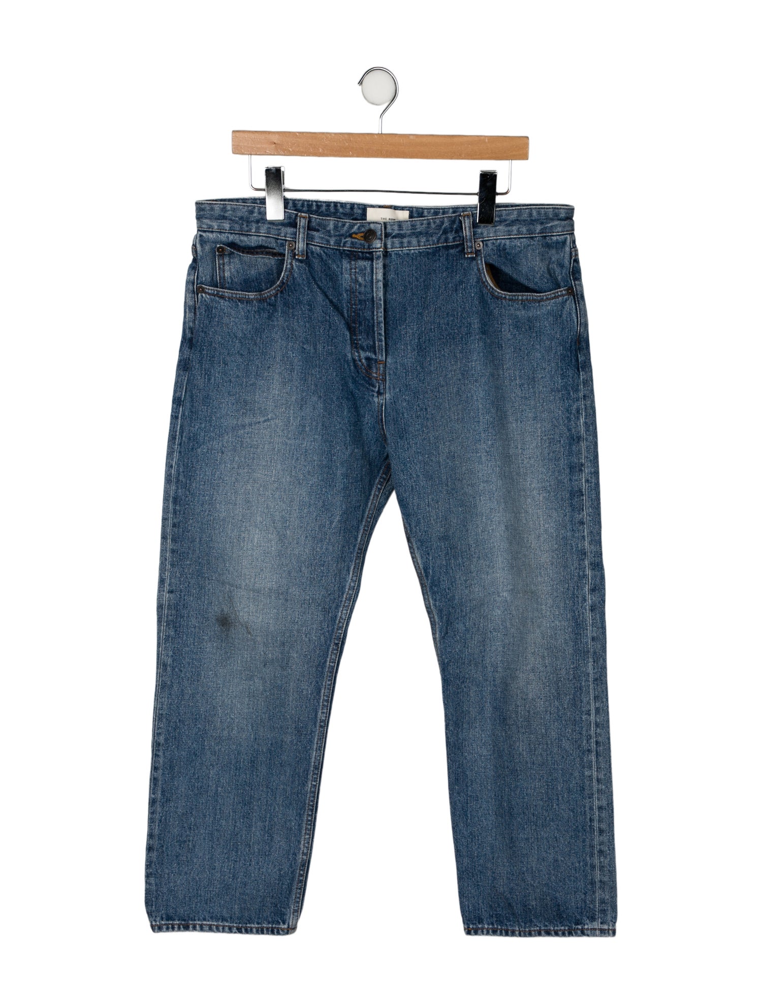 The Row High-Rise Straight Leg Jeans