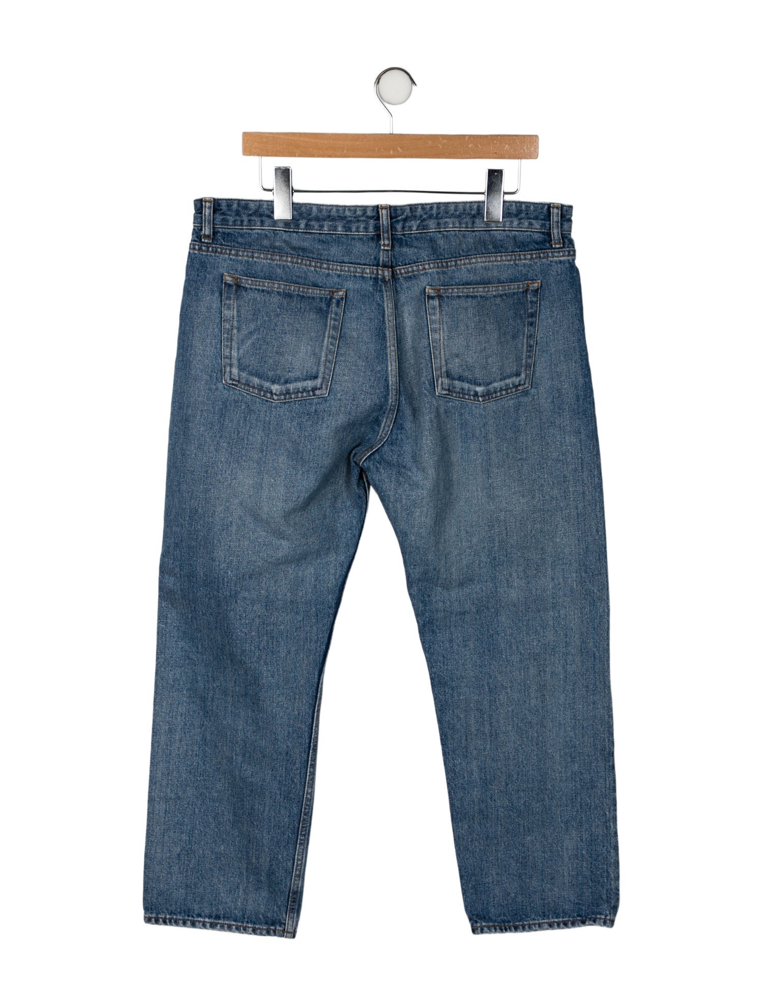 The Row High-Rise Straight Leg Jeans