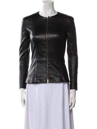 The Row Anasta Leather Biker Jacket
