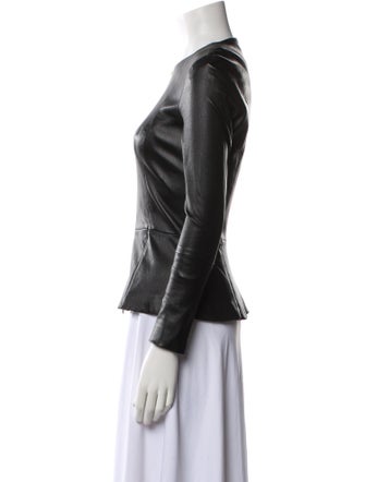 The Row Anasta Leather Biker Jacket