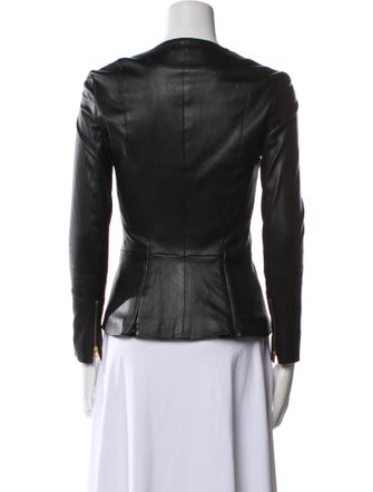 The Row Anasta Leather Biker Jacket