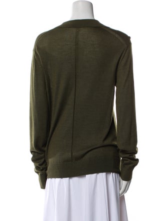 The Row Cashmere V-Neck Sweatshirt
