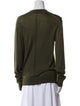 The Row Cashmere V-Neck Sweatshirt