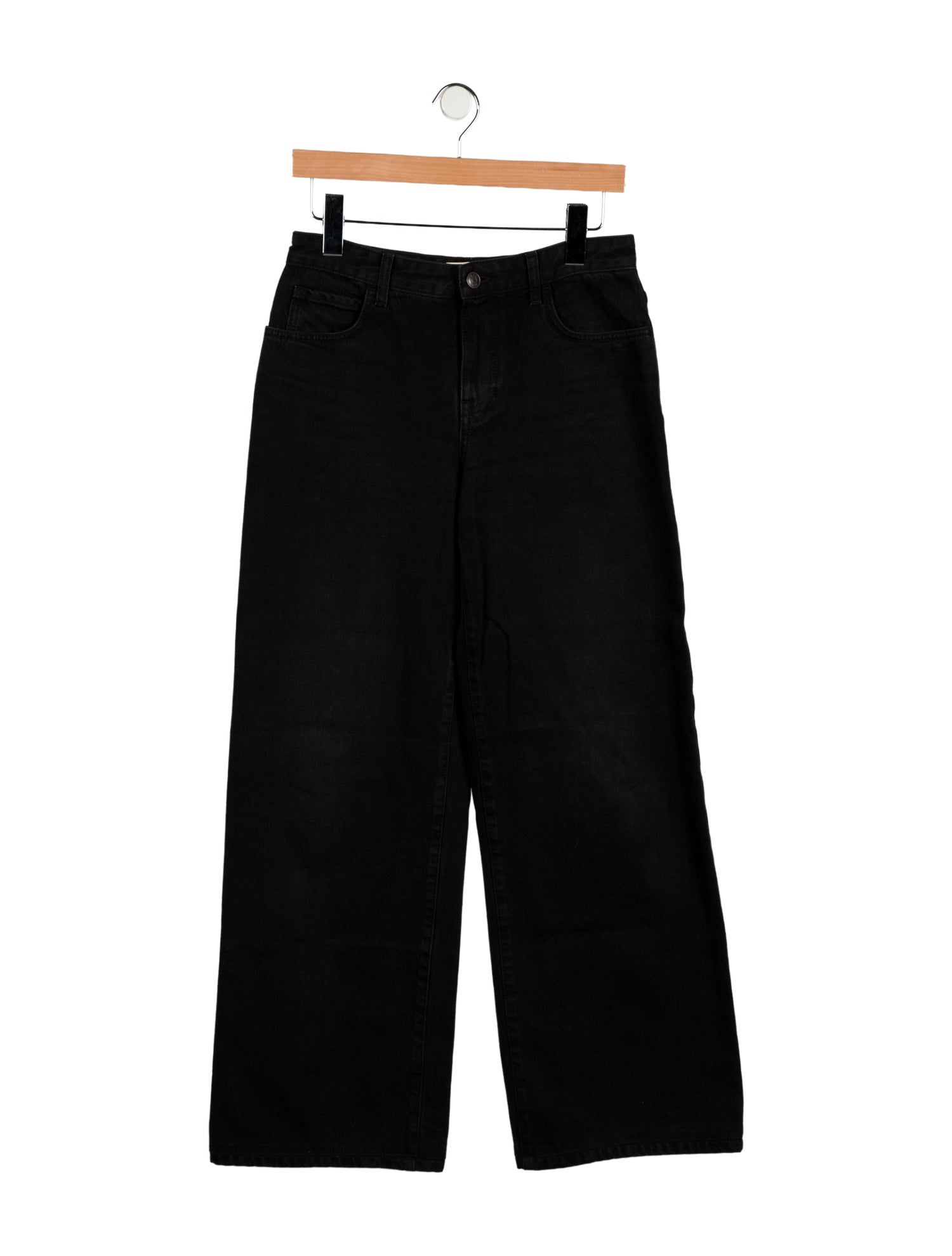 The Row Mid-Rise Wide Leg Jeans