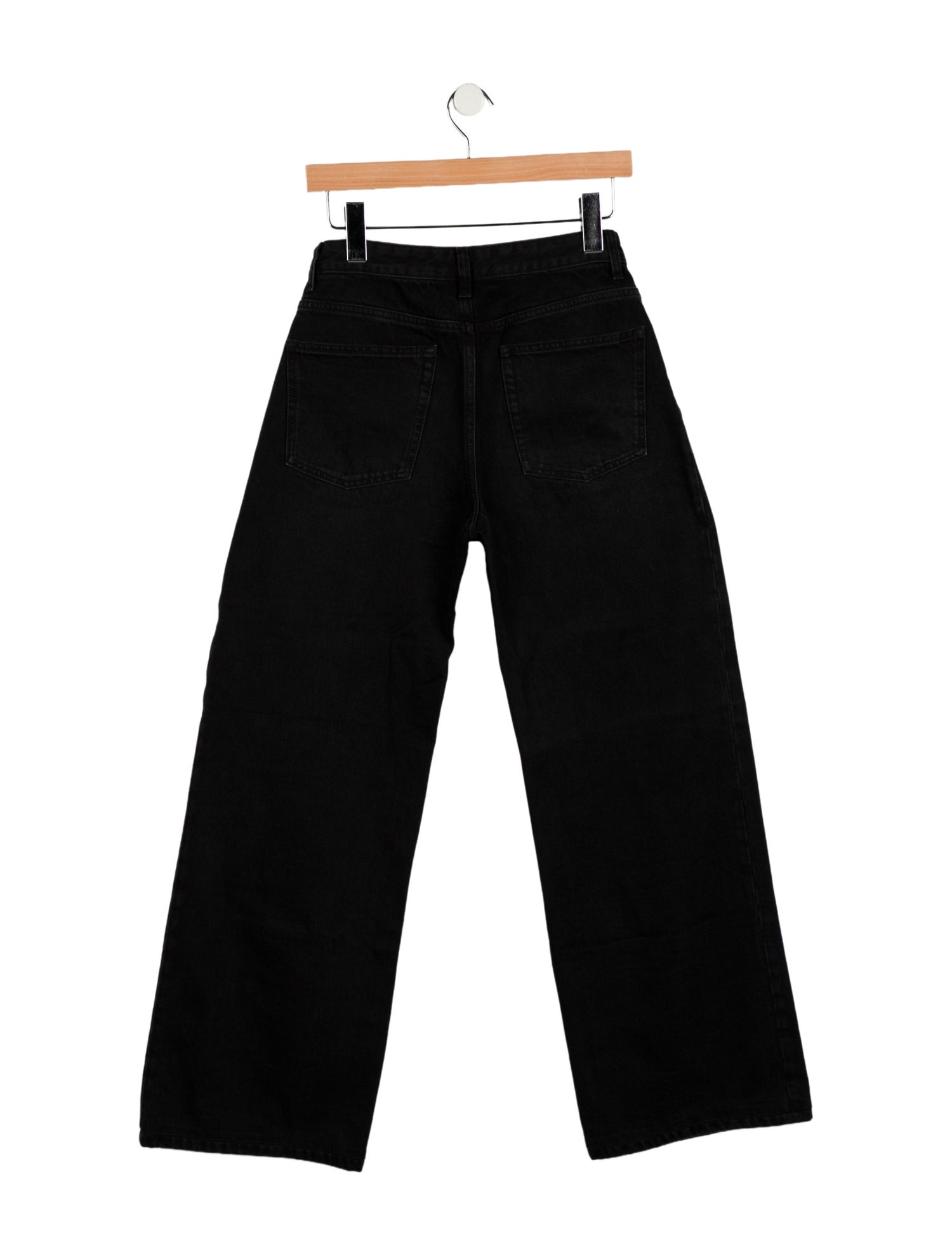 The Row Mid-Rise Wide Leg Jeans