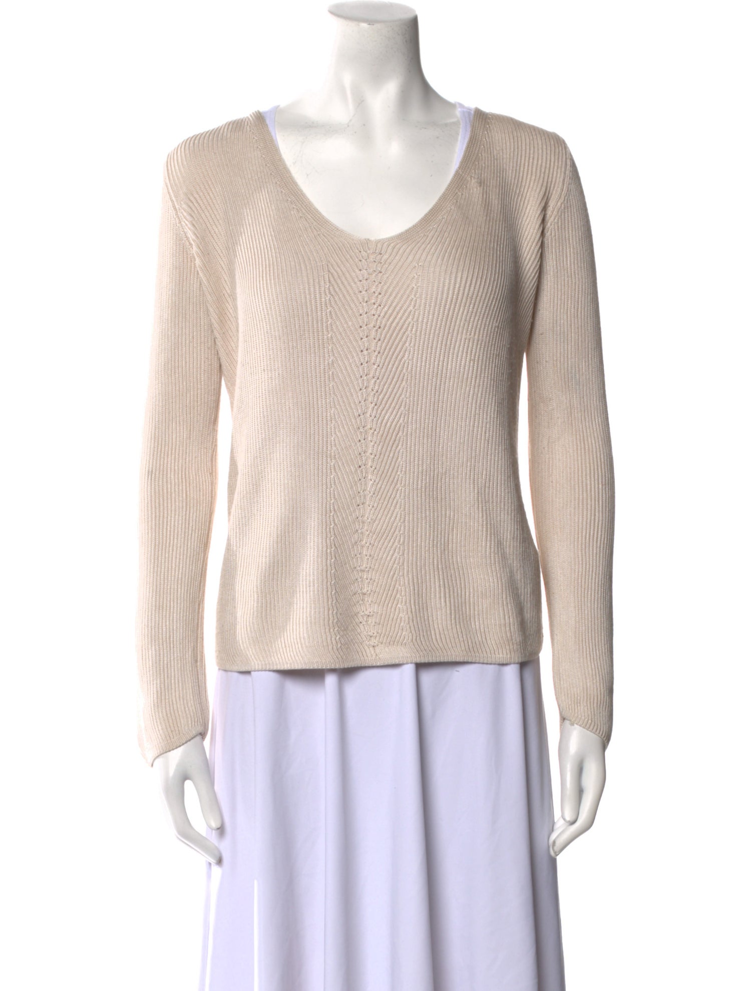 The Row Silk Scoop Neck Sweater