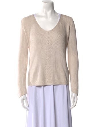 The Row Silk Scoop Neck Sweater