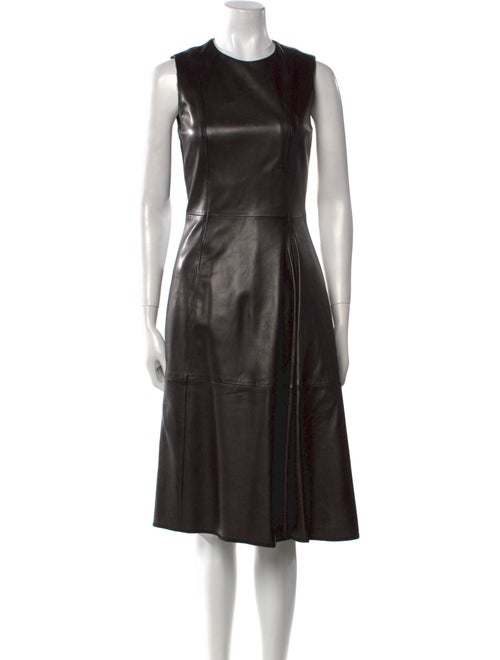 The Row Lambskin Midi Length Dress