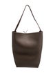 The Row Leather N/S Park Tote Large
