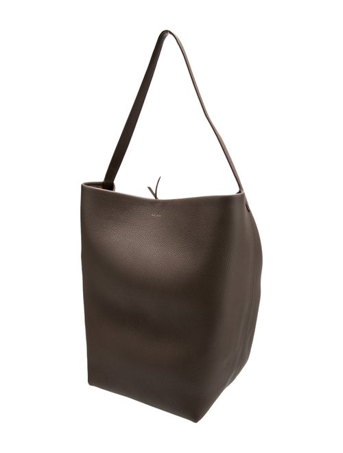 The Row Leather N/S Park Tote Large