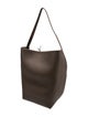 The Row Leather N/S Park Tote Large