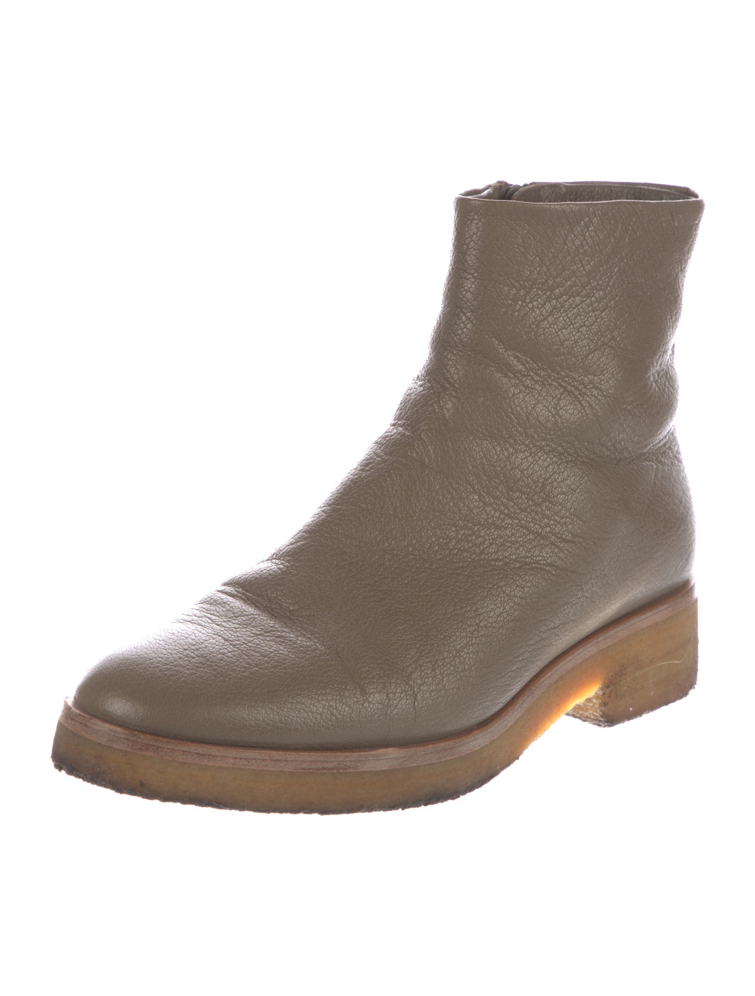 The Row Leather Chelsea Boots
