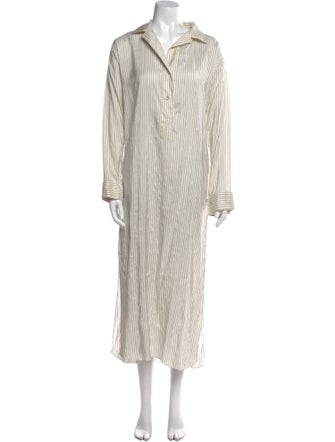 The Row Silk Long Dress