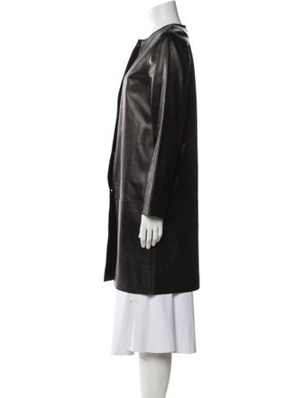 The Row Leather Coat