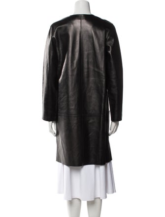 The Row Leather Coat