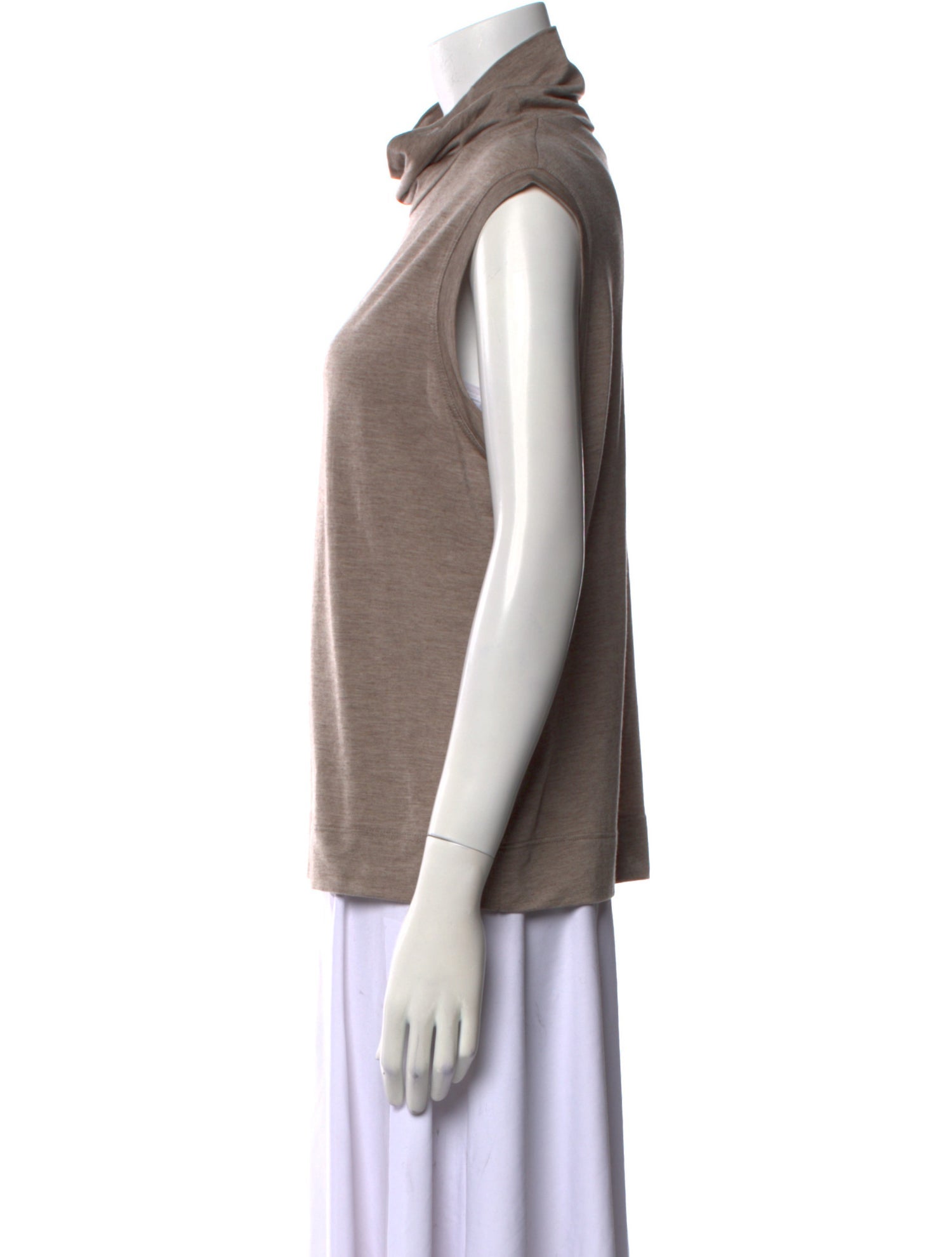 The Row Cowl Neck Sleeveless Top