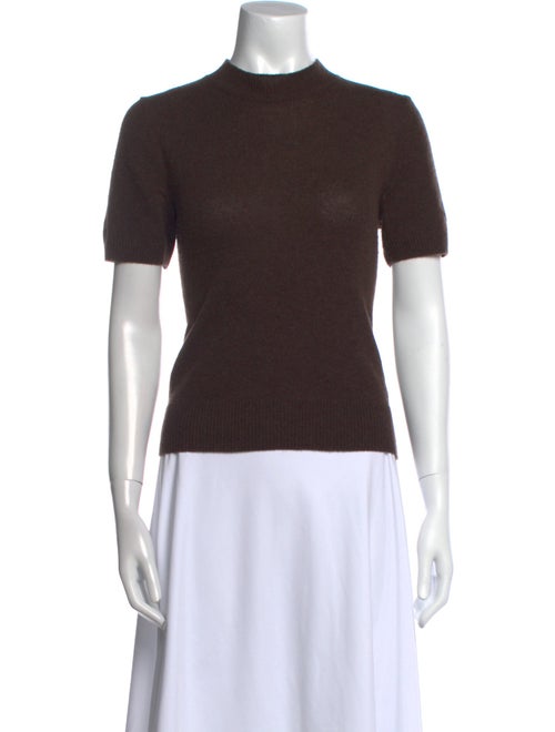 The Row Cashmere Mock Neck Sweater