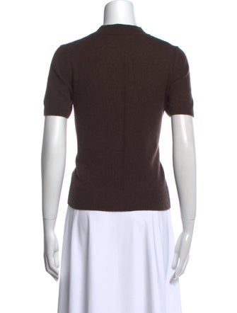 The Row Cashmere Mock Neck Sweater