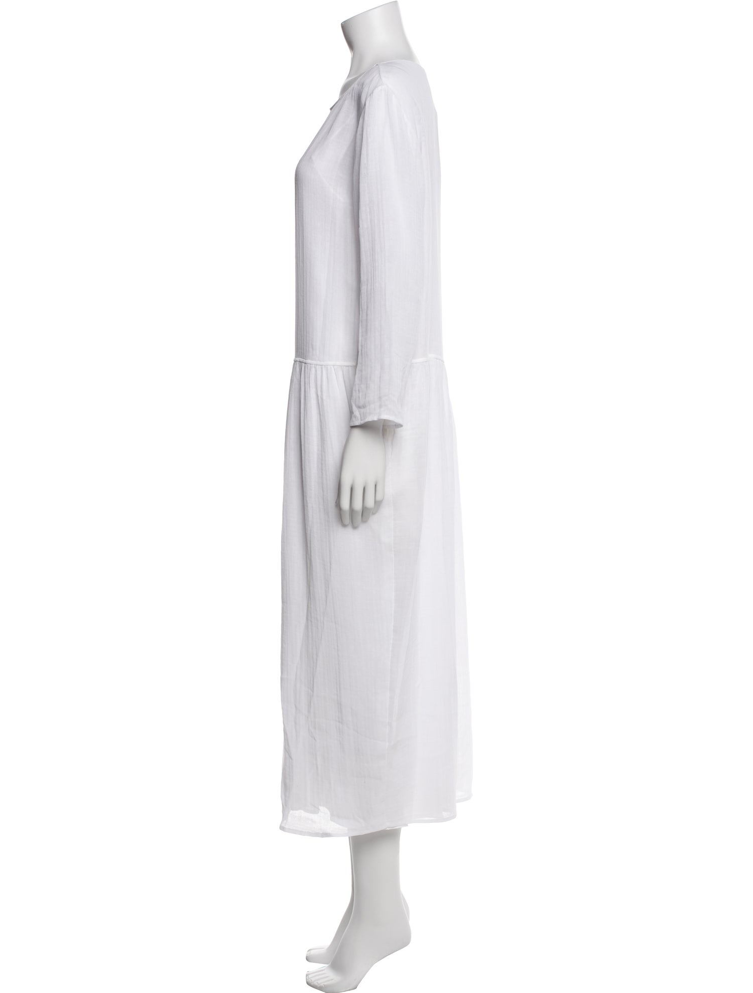 The Row Scoop Neck Long Dress