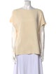 The Row Bateau Neckline Short Sleeve T-Shirt