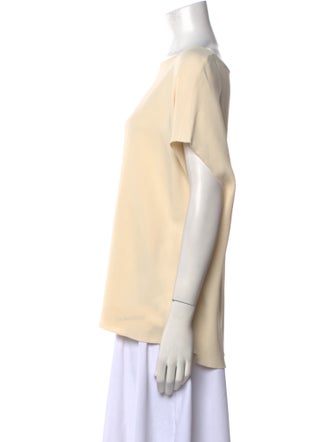 The Row Bateau Neckline Short Sleeve T-Shirt