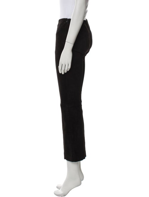 The Row Suede Straight Leg Pants