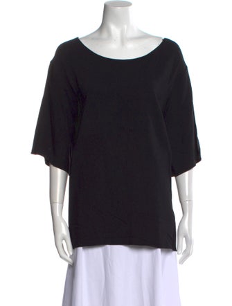 The Row Scoop Neck Short Sleeve T-Shirt