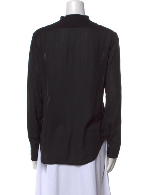 The Row V-Neck Long Sleeve Blouse