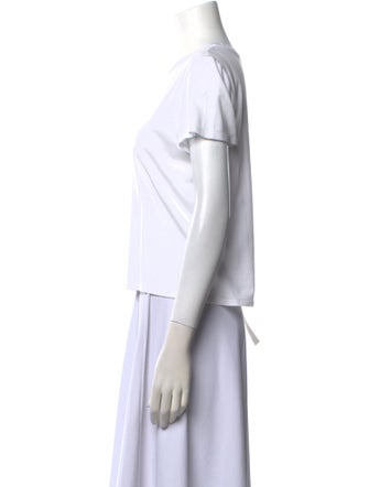 The Row Scoop Neck Short Sleeve T-Shirt