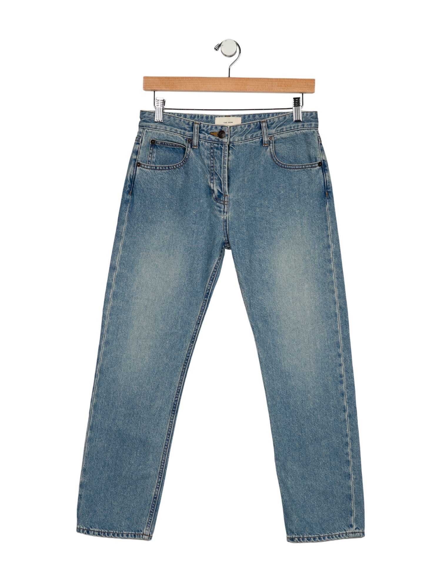 The Row Mid-Rise Skinny Leg Jeans