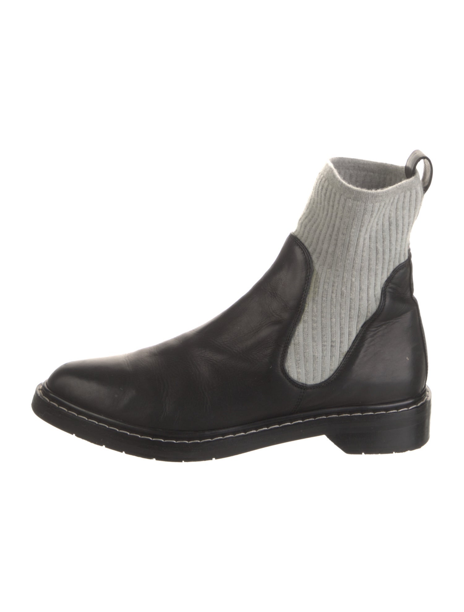 The Row Leather Chelsea Boots