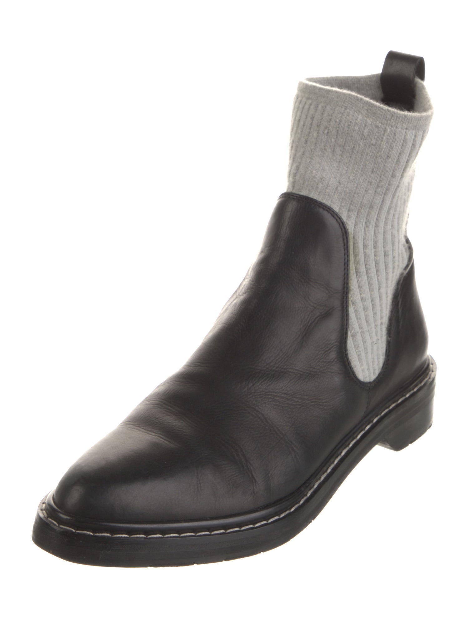 The Row Leather Chelsea Boots