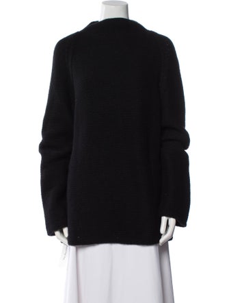 The Row Cashmere Mock Neck Sweater