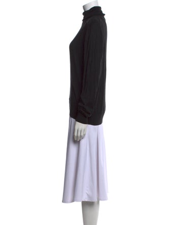 The Row Silk Turtleneck Sweatshirt