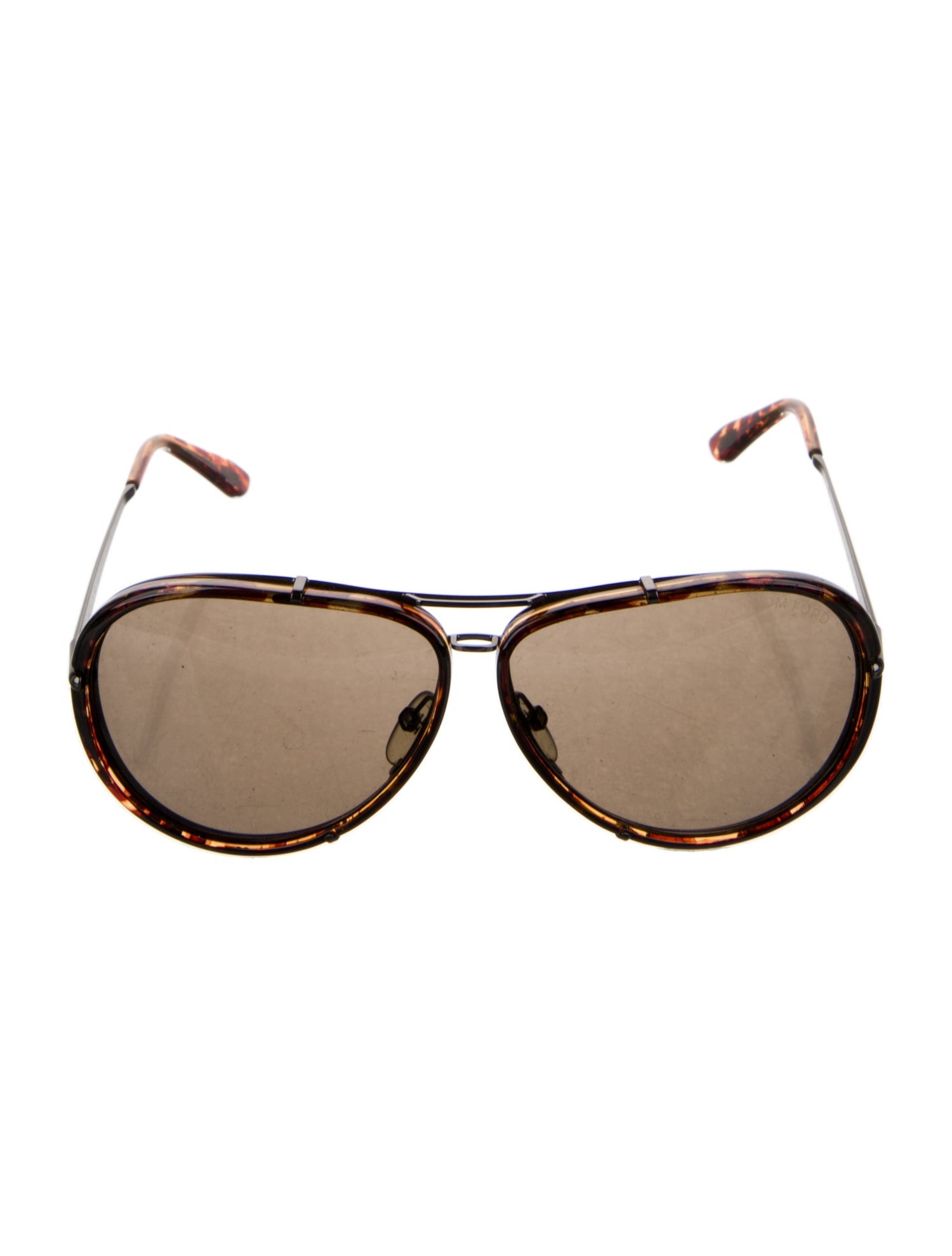 The Row Aviator Tinted Sunglasses