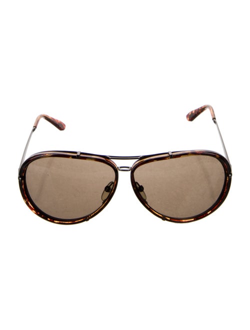 The Row Aviator Tinted Sunglasses