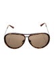 The Row Aviator Tinted Sunglasses