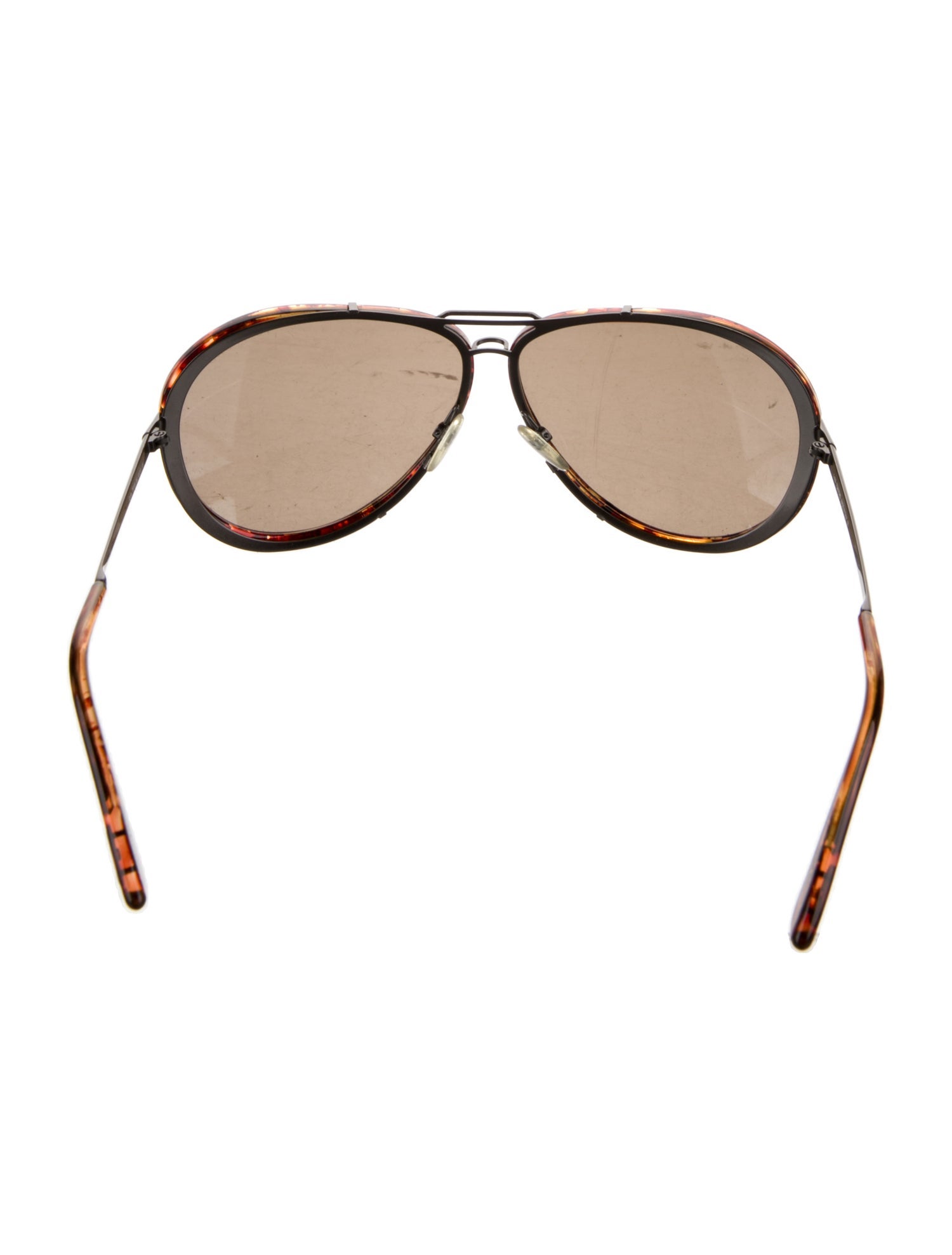 The Row Aviator Tinted Sunglasses