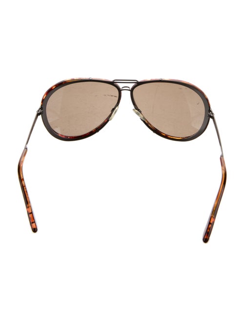 The Row Aviator Tinted Sunglasses