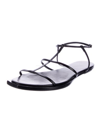 The Row Leather Gladiator Sandals