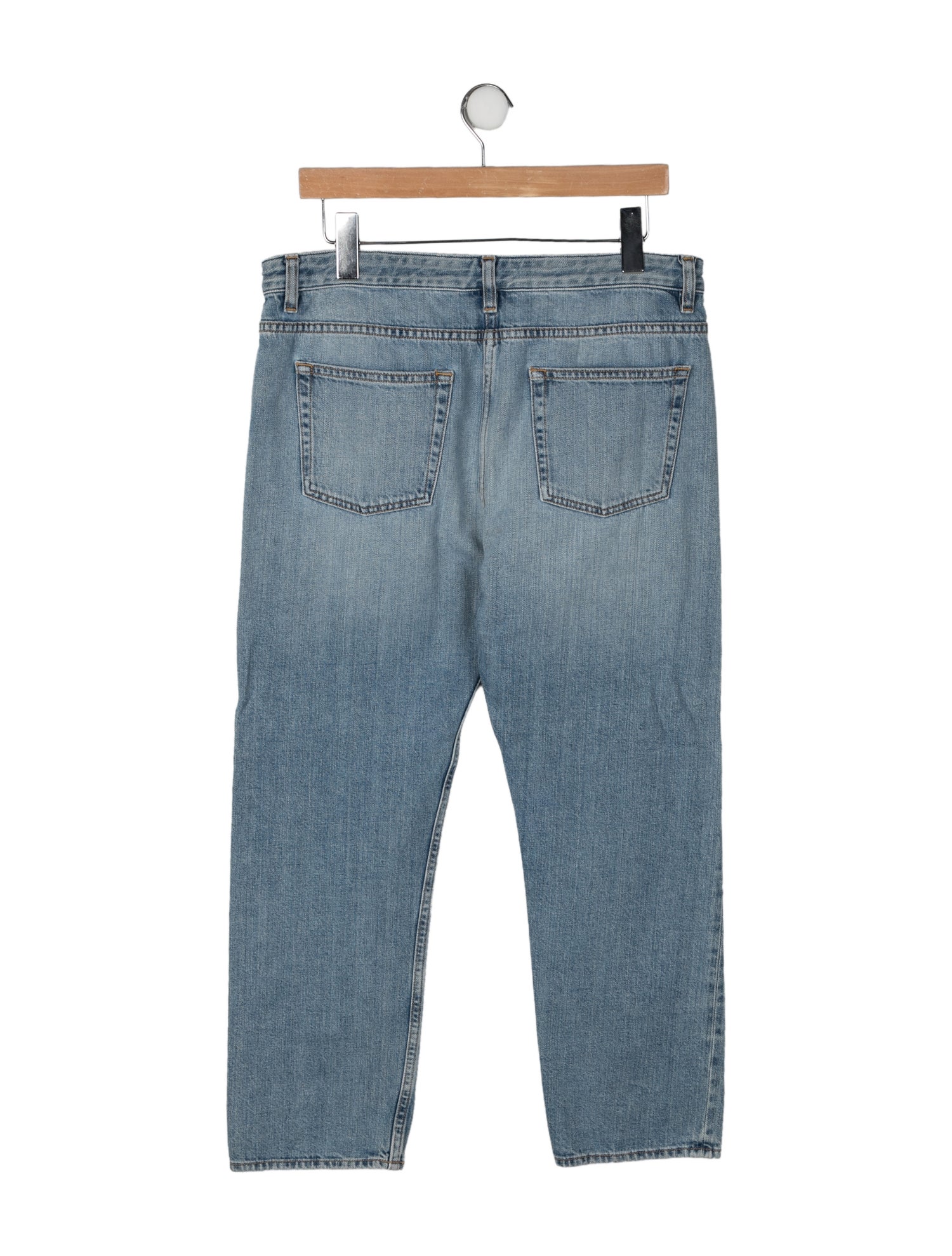 The Row Mid-Rise Straight Leg Jeans