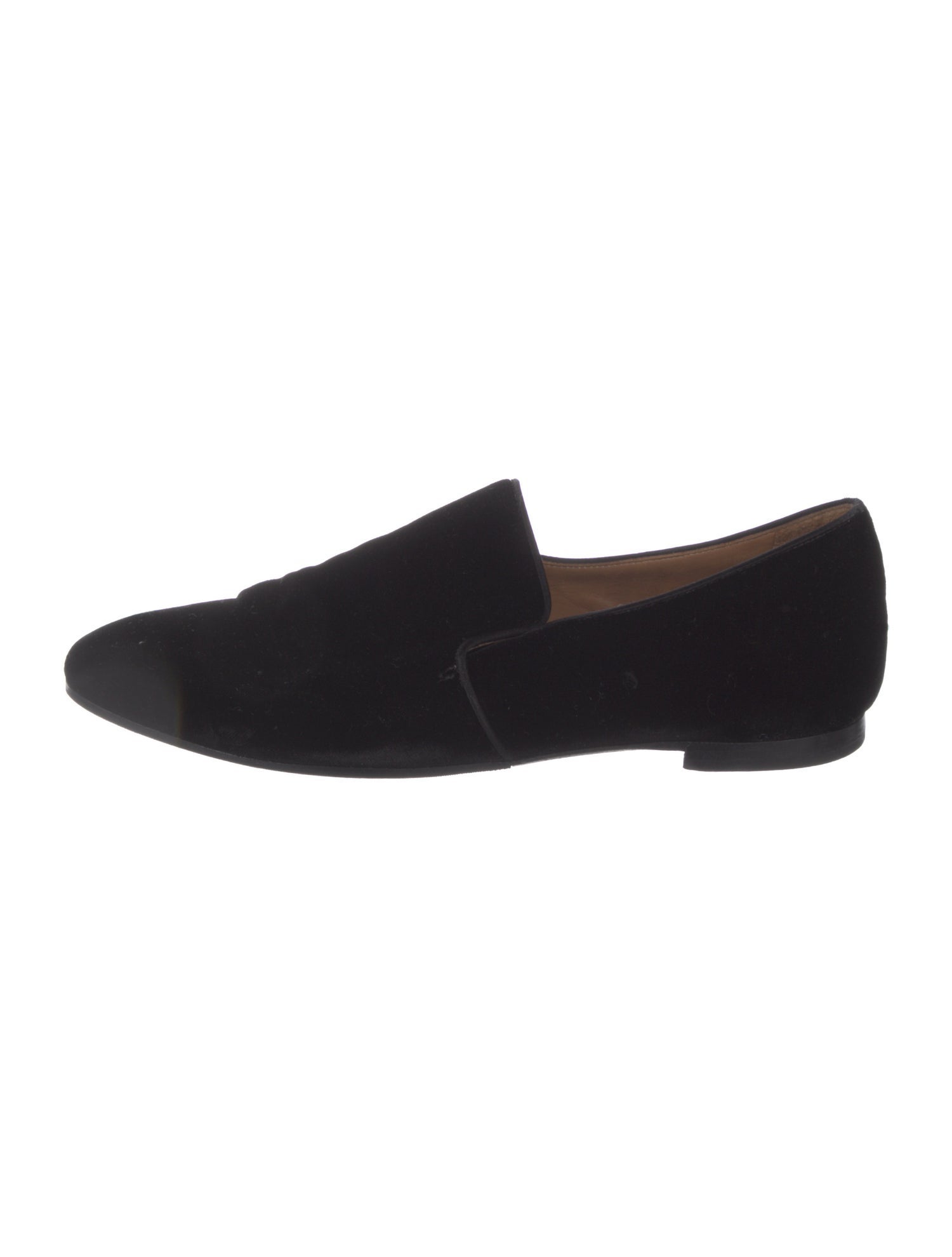 The Row Velvet Loafers