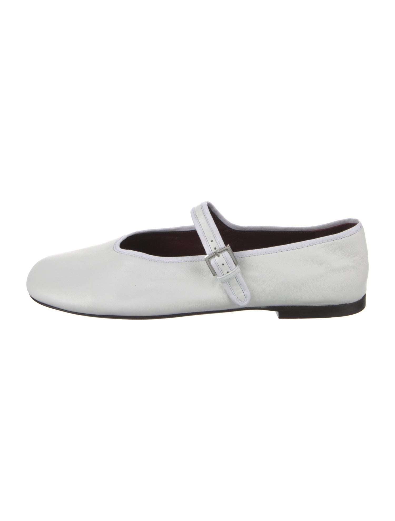 The Row Ava Mary Jane Leather Mary Jane Flats