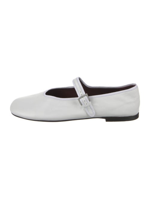 The Row Ava Mary Jane Leather Mary Jane Flats