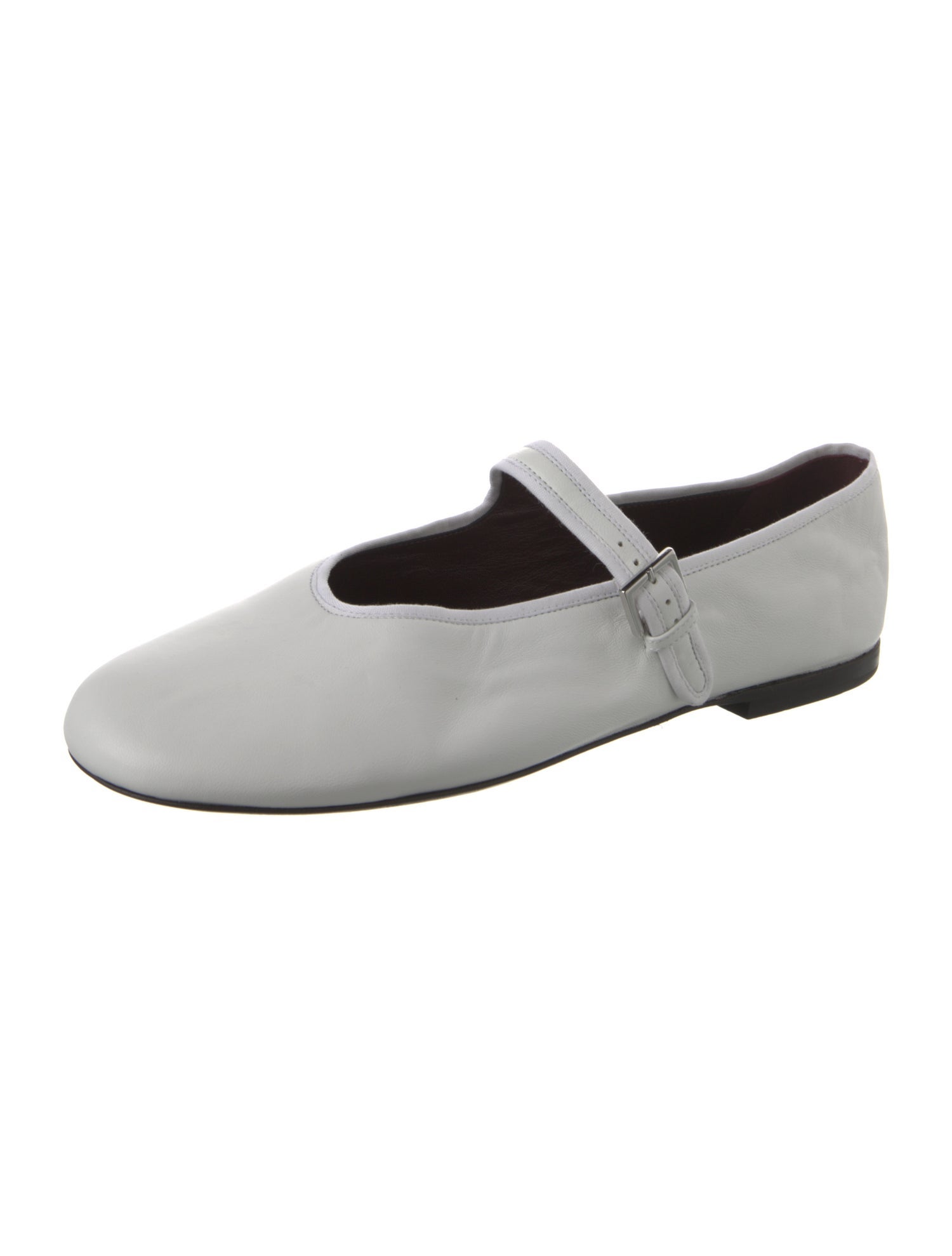 The Row Ava Mary Jane Leather Mary Jane Flats
