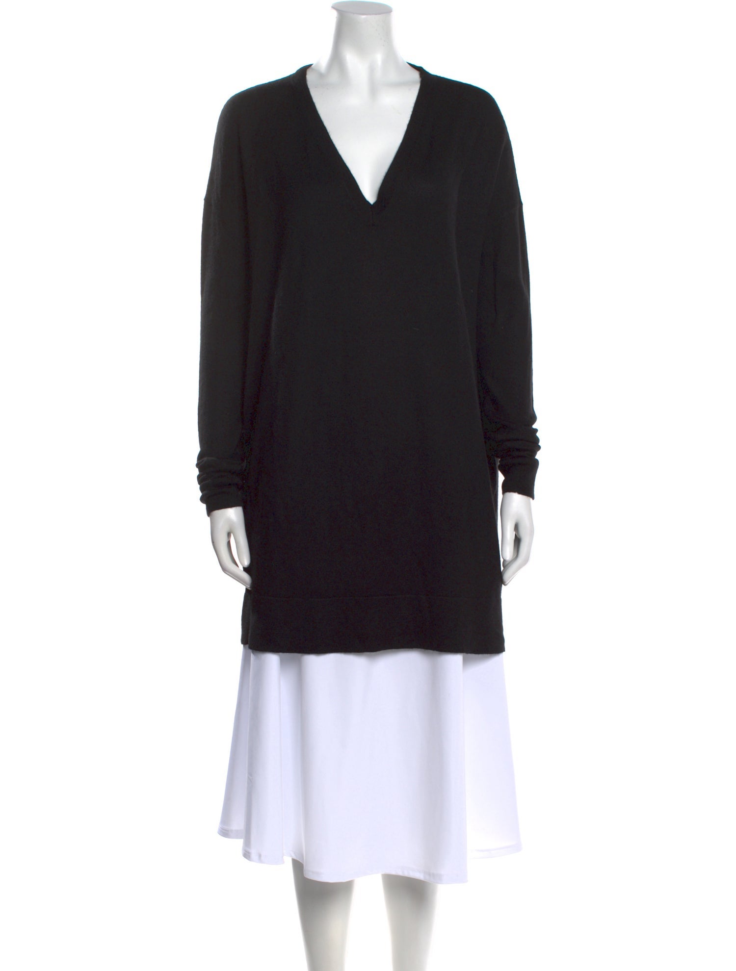 The Row Cashmere V-Neck Sweater